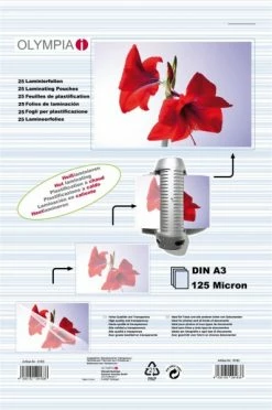 Druckerpatronen, Druckerzubehör Olympia Laminierfolien A3 125 Mic (50 St.)