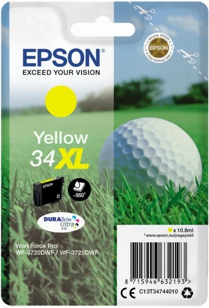 Druckerpatronen, Druckerzubehör Epson T3474 XL DURABrite Ultra Tintenpatrone Gelb 1 Druckerpatronen, Druckerzubehör Epson T3474 XL DURABrite Ultra Tintenpatrone Gelb