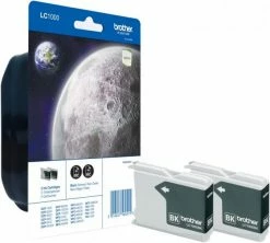 Druckerpatronen, Druckerzubehör Brother LC 1000 BKBP 2 DR Tinten-Doublepack Schwarz