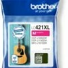 Druckerpatronen, Druckerzubehör Brother LC-421XLM (500 S.) Tintenpatrone Magenta