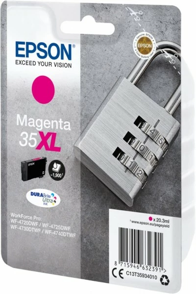 Druckerpatronen, Druckerzubehör Epson 35XL DURABrite Ultra Tintenpatrone Magenta 2 Druckerpatronen, Druckerzubehör Epson 35XL DURABrite Ultra Tintenpatrone Magenta – Bild 2