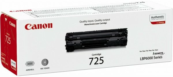 Druckerpatronen, Druckerzubehör Canon 725 Toner Schwarz 2 Druckerpatronen, Druckerzubehör Canon 725 Toner Schwarz – Bild 2