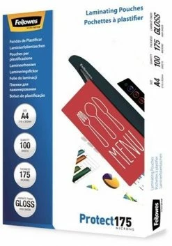 Druckerpatronen, Druckerzubehör Fellowes Laminierfolien A4 175 Mic (100 St.) Glänzend