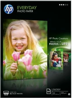 Druckerpatronen, Druckerzubehör HP Standart Fotopapier 100 Blatt/A4 Glossy