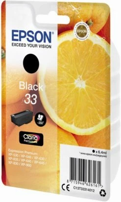 Druckerpatronen, Druckerzubehör Epson 33 Claria Premium Tintenpatrone Schwarz 3 Druckerpatronen, Druckerzubehör Epson 33 Claria Premium Tintenpatrone Schwarz -Günstiges Bürobedarf Geschäft eebe7391 d008 4152 bcf7 c2f5bce4c216 600x600