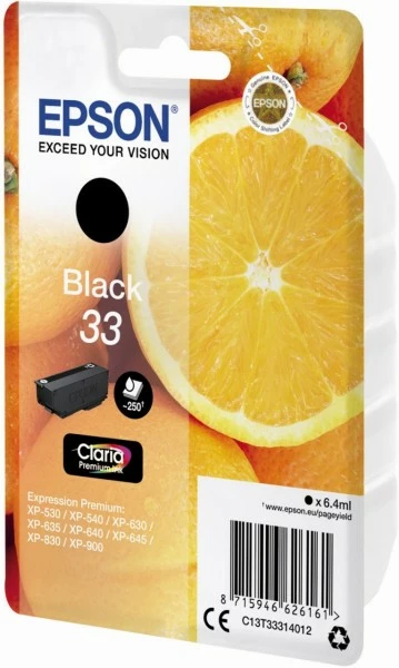 Druckerpatronen, Druckerzubehör Epson 33 Claria Premium Tintenpatrone Schwarz 2 Druckerpatronen, Druckerzubehör Epson 33 Claria Premium Tintenpatrone Schwarz – Bild 2