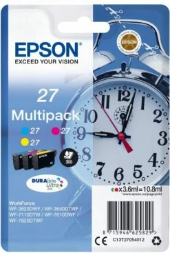 Druckerpatronen, Druckerzubehör Epson 27 DURABrite Ultra Multipack 3-farbig