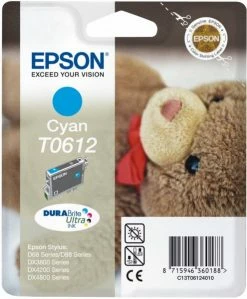 Druckerpatronen, Druckerzubehör Epson T 0612 Tintenpatrone Cyan