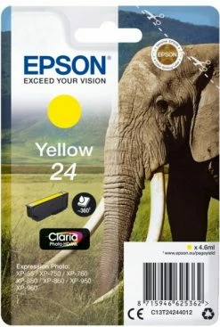Druckerpatronen, Druckerzubehör Epson Singlepack 24 Claria Photo HD Ink Tintenpatrone Gelb