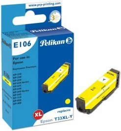 Druckerpatronen, Druckerzubehör Pelikan E106 Tintenpatrone Ersetzt Epson T33XL Y Gelb