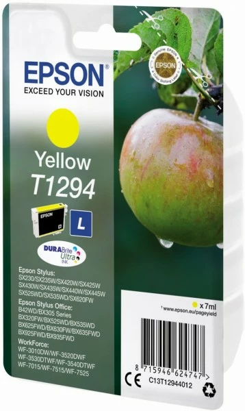Druckerpatronen, Druckerzubehör Epson Singlepack T1294 DURABrite Ultra Tintenpatrone Gelb 2 Druckerpatronen, Druckerzubehör Epson Singlepack T1294 DURABrite Ultra Tintenpatrone Gelb – Bild 2