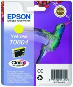 Druckerpatronen, Druckerzubehör Epson T 0804 Tinte Claria Photographic Gelb