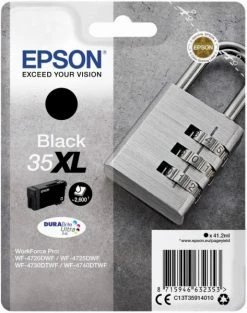 Druckerpatronen, Druckerzubehör Epson 35XL DURABrite Ultra Tintenpatrone Schwarz
