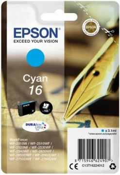 Druckerpatronen, Druckerzubehör Epson 16 DURABrite Ultra Tintenpatrone Cyan