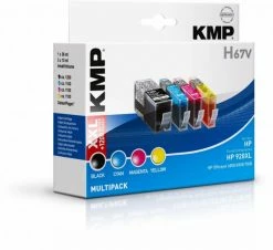 Druckerpatronen, Druckerzubehör KMP H67V (1.200 S.) Multipack Mit Chip Tinten-Multipack 4-farbig