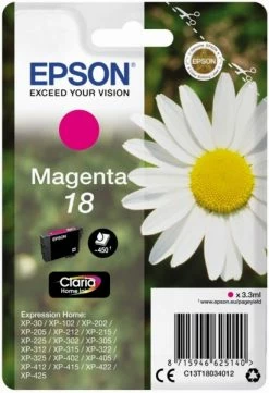 Druckerpatronen, Druckerzubehör Epson 18 Claria Home Tintenpatrone Magenta