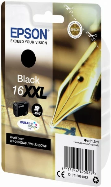 Druckerpatronen, Druckerzubehör Epson 16XXL DURABrite Ultra Tintenpatrone Schwarz 2 Druckerpatronen, Druckerzubehör Epson 16XXL DURABrite Ultra Tintenpatrone Schwarz – Bild 2