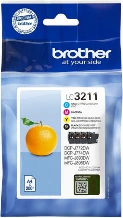 Druckerpatronen, Druckerzubehör Brother LC-3211 VALDR Tinten-Multipack Für DCP-J772DW/-J774DW/MFC-J890DW 4-farbig