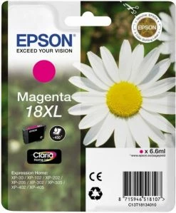 Druckerpatronen, Druckerzubehör Epson 18XL Claria Home Tintenpatrone Magenta