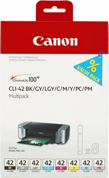 Druckerpatronen, Druckerzubehör Canon CLI 42 Tintenpatrone MultiPack Mehrfarbig 1 Druckerpatronen, Druckerzubehör Canon CLI 42 Tintenpatrone MultiPack Mehrfarbig